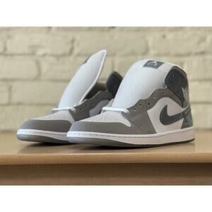 Nike Air Jordan 1 Mid SE Cool Grey Men’s Size 10 HF3216-100 New No Box